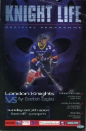 London Knights 2001-02 program cover