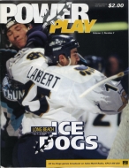 Long Beach Ice Dogs 1997-98 program cover