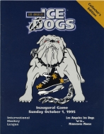 Los Angeles Ice Dogs 1995-96 program cover