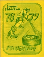 Lucan-Ilderton Jets 1978-79 program cover