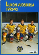 Lukko Rauma 1992-93 program cover