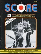 Maine Mariners 1985-86 program cover
