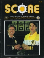 Maine Mariners 1987-88 program cover