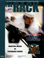 Manitoba Moose 2002-03 program cover