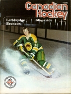 Medicine Hat Tigers 1975-76 program cover