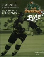 Memphis Riverkings 2003-04 program cover
