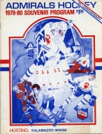 Milwaukee Admirals 1979-80 program cover