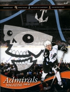 Milwaukee Admirals 2008-09 program cover