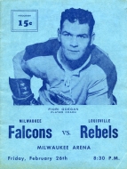 Milwaukee Falcons 1959-60 program cover