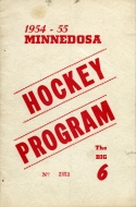 Minnedosa Jets 1954-55 program cover