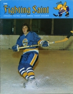Minnesota Fighting Saints 1972-73 program cover