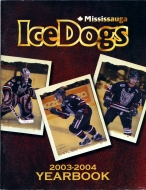 Mississauga IceDogs 2003-04 program cover
