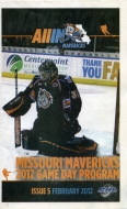 Missouri Mavericks 2011-12 program cover