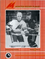 Moncton Golden Flames 1986-87 program cover