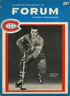 Montreal Junior Canadiens 1964-65 program cover