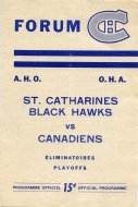 Montreal Junior Canadiens 1967-68 program cover