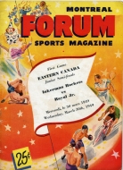 Montreal Junior Royals 1948-49 program cover