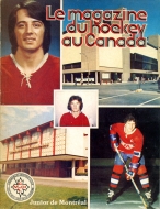 Montreal Juniors 1977-78 program cover