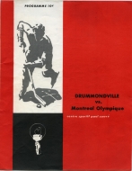 Montreal Olympics 1961-62 program cover
