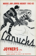 Moose Jaw Canucks 1962-63 program cover