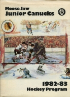 Moose Jaw Canucks 1982-83 program cover