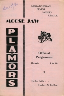 Moose Jaw Pla-Mors 1960-61 program cover