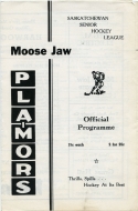 Moose Jaw Pla-Mors 1961-62 program cover