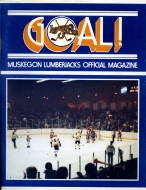 Muskegon Lumberjacks 1985-86 program cover