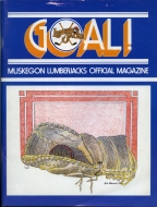 Muskegon Lumberjacks 1988-89 program cover