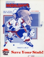 Muskegon Mohawks 1980-81 program cover
