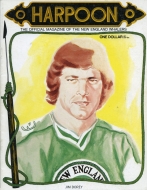 New England Whalers 1972-73 program cover