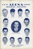 New Haven Eagles 1931-32 program cover