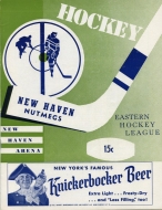 New Haven Nutmegs 1952-53 program cover