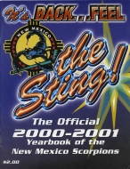 New Mexico Scorpions 2000-01 program cover
