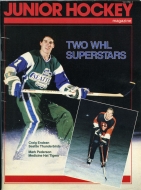 New Westminster Bruins 1985-86 program cover