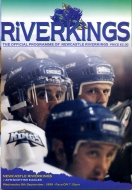 Newcastle Riverkings 1999-00 program cover