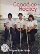 Niagara Falls Flyers 1977-78 program cover