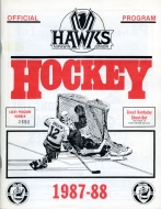Nipawin Hawks 1987-88 program cover