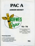 Nor-Wes Caps 1978-79 program cover