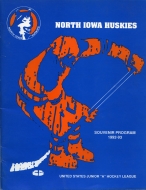 North Iowa Huskies 1992-93 program cover