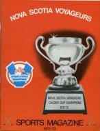 Nova Scotia Voyageurs 1972-73 program cover