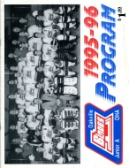 Oakville Blades 1995-96 program cover