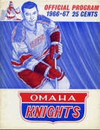 Omaha Knights 1966-67 program cover
