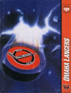 Omaha Lancers 1992-93 program cover