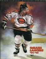 Omaha Lancers 1994-95 program cover