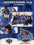Orlando Seals 2003-04 program cover