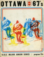 Ottawa 67's 1972-73 program cover