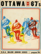 Ottawa 67's 1973-74 program cover