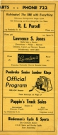 Pembroke Lumber Kings 1953-54 program cover