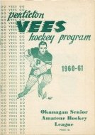 Penticton Vees 1960-61 program cover